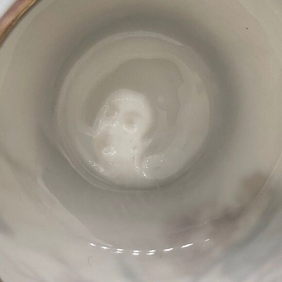 Vintage Japan Thin China Maple Leaf Silhouette Teacup Coffee Delicate Gi… - Picture 4 of 7